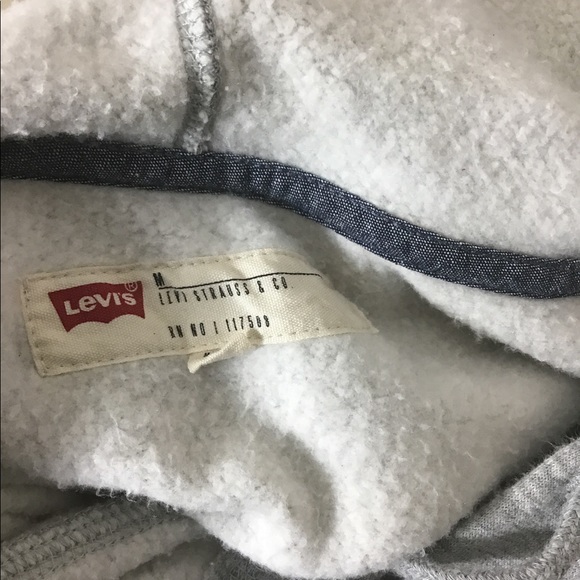 Levi’s gray hoodie sweatshirt size medium - Picture 5 of 5